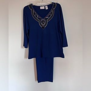 Alfred Dunner Dress shirt and matching pant